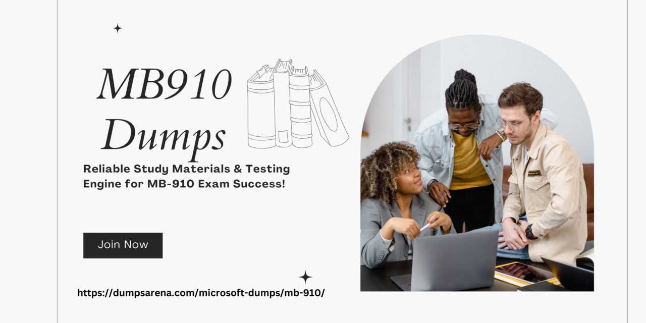 Microsoft MB910 Dumps IT Aspirant MB-910 Exam Questions Dynamics 365 Fundamentals Customer Engagement Apps (CRM)