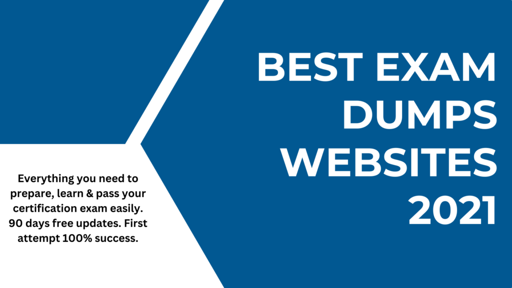 Best Exam Dumps Websites 2021