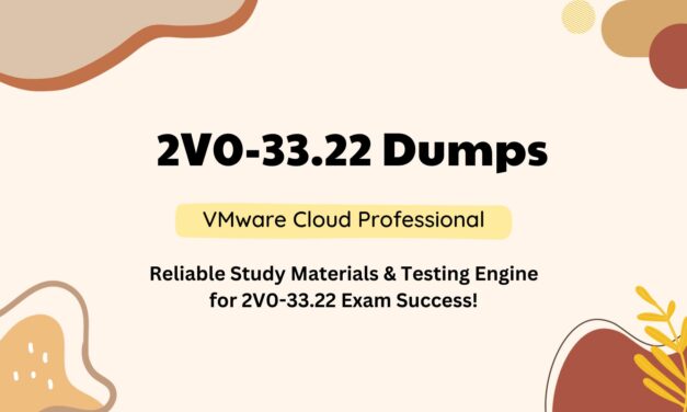 Real VMware (2V0-33.22 Dumps) Questions – Prepare All Topics